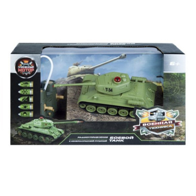 Танк на радиоуправлении Т - 34 Пламенный мотор 870234